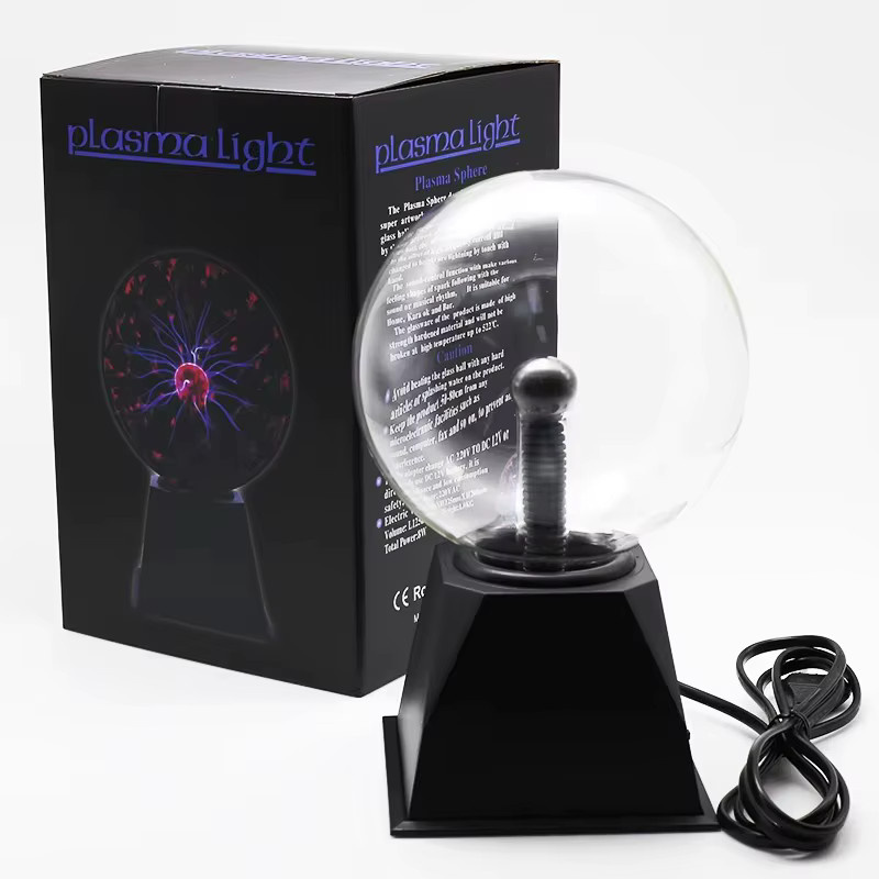 PARKSON Magische Plasma Kugel Lampe als berührungsempfindliches Nachtlicht in Multicolour und Transparent für die Desktop-Dekoration - Bild 2