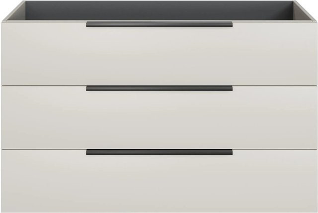 Pelipal Unterschrank Quantum 07 für Doppel-Waschtisch in Kaschmir Matt, Breite: 120 cm, Höhe: 72 cm, Tiefe: 42,9 cm - Bild 1