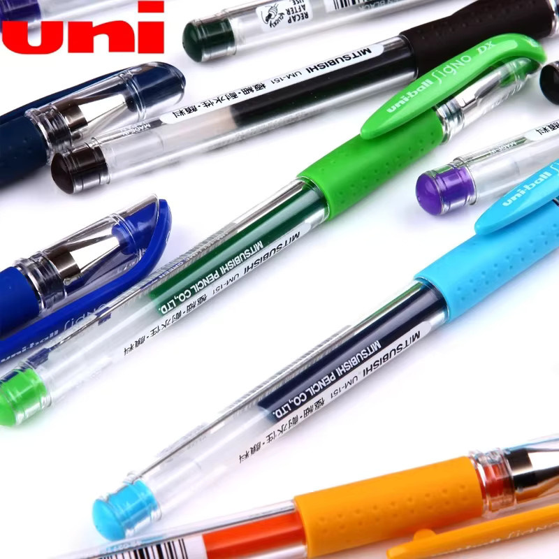 Uniball Signature Kugelschreiber UM-151 Farbgelstifte in 15 Farben mit 0,38 mm Stiftstärke - Bild 2