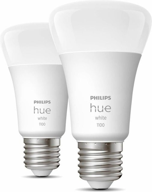 Philips Hue White Ambiance E27 LED-Leuchtmittel 2er-Set dimmbar mit Bluetooth und Hue System Unterstützung - Bild 1