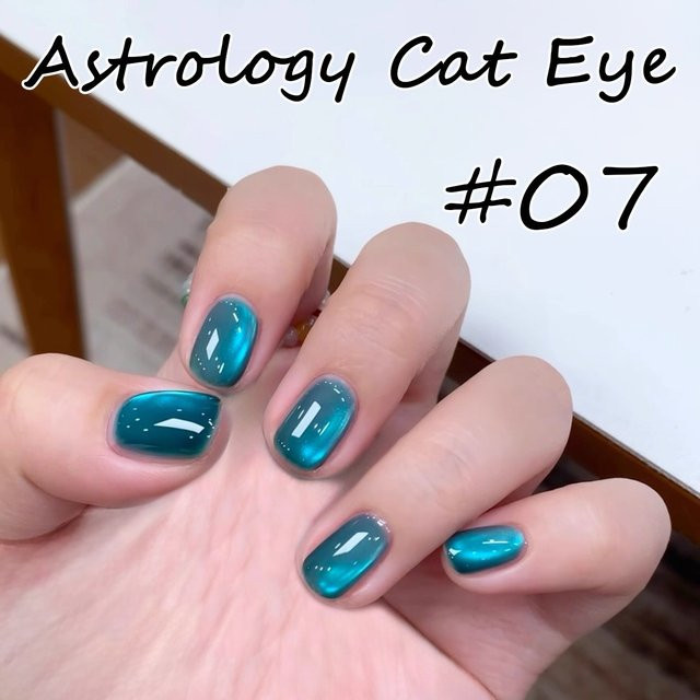 MISS SHAKA Magnetischer Gel-Nagellack Mint Chocolate Cat, 10 ml, Glänzend - Bild 1