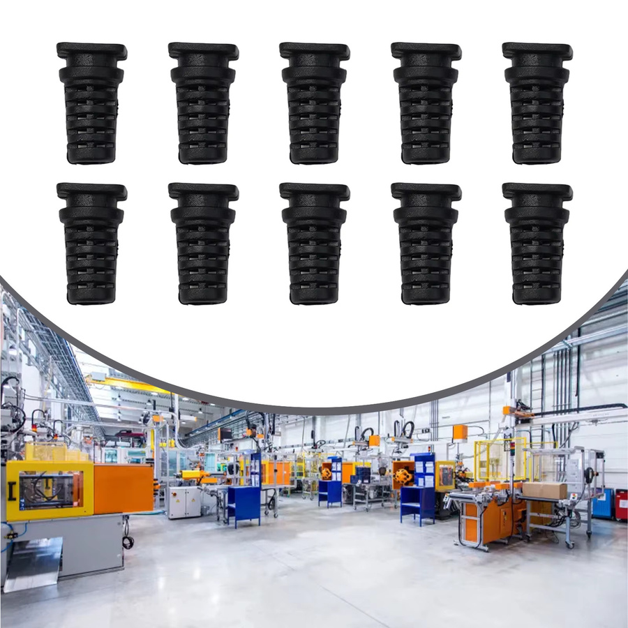 10er Set Kabelverschraubung Stecker Kit mit Gummi Zugentlastung für 3,5mm Jack in Schwarz und Weiß - Bild 4
