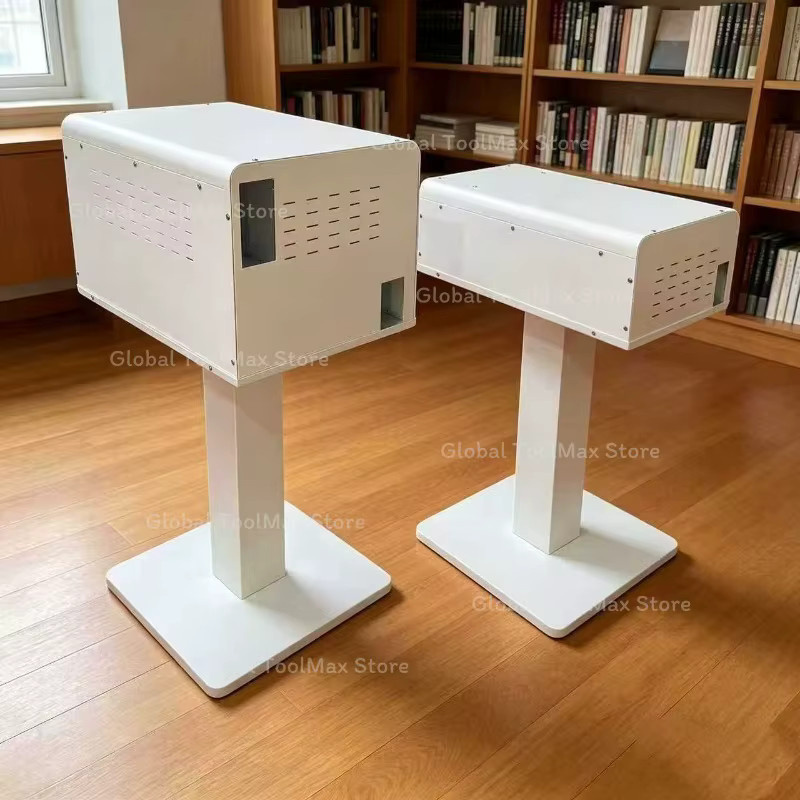 DNP RX1HS Druckerabdeckung und Druckerhalterung mit Fotofach-Design in Weiß - Bild 2