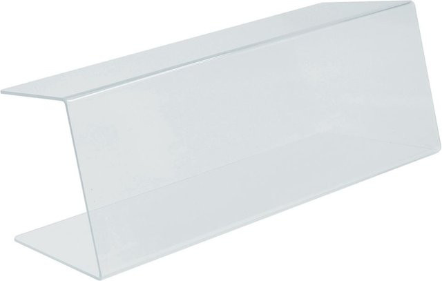 Schneider Thekenaufsteller rechteckig transparent L: 54 cm, B: 22 cm, H: 20 cm - Bild 1