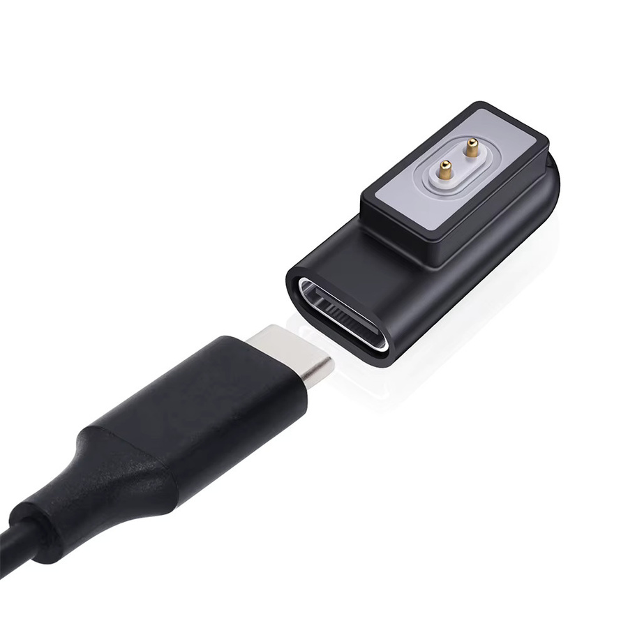 Magnetischer USB-Typ-C-Ladeadapter für Xiaomi Mi Band 8 Pro und Redmi Smart Band 2 in Schwarz - Bild 3
