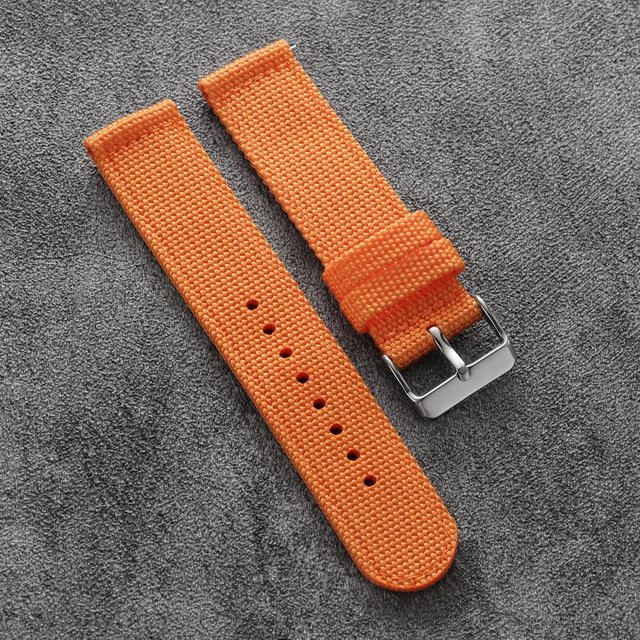 TolTales Uhrenarmband Nylon, orange, Unisex - Bild 1
