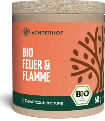 vom Achterhof Feuer & Flamme Gewürzzubereitung Bio scharf 60 g - Bild 1
