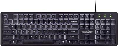 Perixx PERIBOARD-317 DE B Bluetooth Funk Tastatur QWERTZ Deutsch Schwarz Beleuchtet - Bild 1