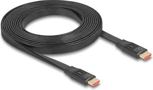 Delock HDMI Anschlusskabel 8K UHD mit eARC und vergoldeten Steckkontakten, Schwarz, Länge: 3 m - Bild 1
