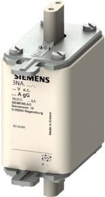 Siemens Indus.Sector NH-Sicherungseinsatz Größe 00, 63A, 500VAC, Farbe: Weiß, 3NA3822-7 - Bild 1