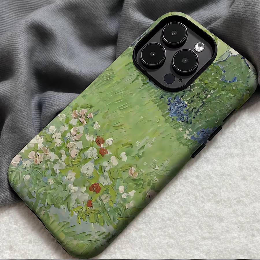 Vincent S Admired Garden Handyhülle für iPhone 17 16 15 14 13 Pro Max Plus, robuste doppelschichtige Hülle mit Magnetfunktion, Multicolour - Bild 3