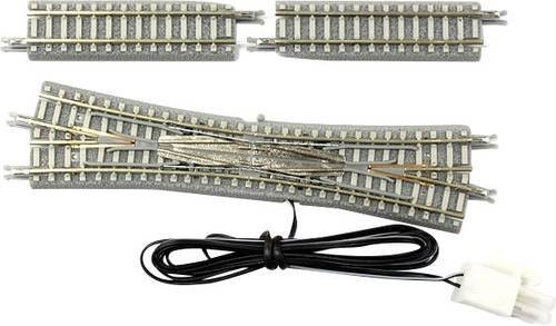 Rokuhan 7297069 Z Gleis Doppelkreuzungsweiche mit Bettung elektrisch 112.8mm 13° 1 Set - Bild 1