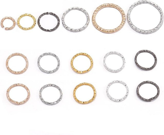 AGCFABS Split Ring Stecker, Metall, 8-20mm, Unisex - Bild 1
