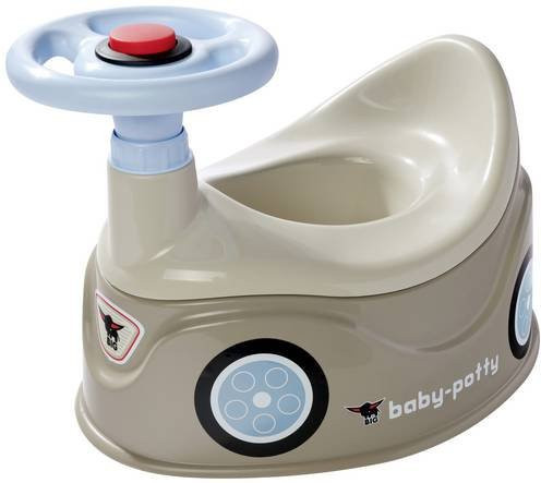 BIG Baby Töpfchen Grau mit Hupe B/T/H: 43 x 31 x 28 cm - Bild 1