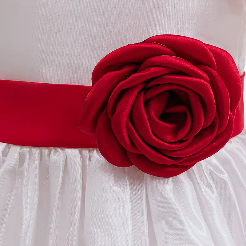 ZOBOTT Prinzessin Kleid, Cosplay Kostüm, Weiß, Textil - Bild 3