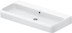 Duravit Aufsatzwaschtisch Qatego aus Keramik, Weiß, B/T: 100 x 47 cm, rechteckig mit Überlauf - Bild 1