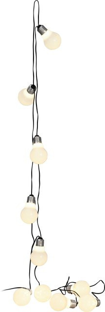 LIVARNO LED-Sommerlichterkette in Weiß mit warmweißem Licht, Timer und IP44 Schutz - Bild 1