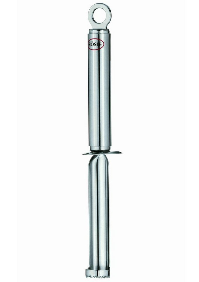 Rösle Fruchtentkerner aus Edelstahl 18/10 in Silber, L x B x H: 22,5 x 3,4 x 3,5 cm - Bild 1