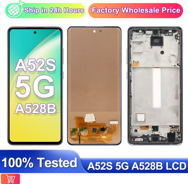 Samsung Galaxy A52s 5G Ersatz LCD Display mit Touchscreen Digitizer in Schwarz - Bild 1
