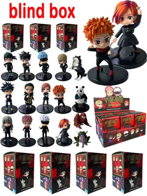 Bandai Jujutsu Kaisen Q-Version Sammelfiguren aus Kunststoff, mehrfarbig, Höhe: 9 cm - Bild 6