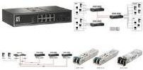 LevelOne SFP-3211 SFP Mini-GBIC Transceiver-Modul GigE 1000Base-LX LC 1310 nm bis zu 10 km Schwarz - Bild 1