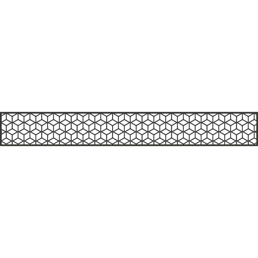 GroJa Steckzaun Designeinsatz Cube Anthrazit Schwarz B/H: 180 x 30 cm - Bild 2