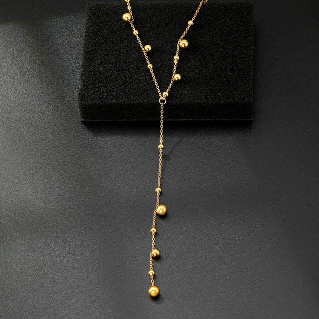 LUXUKISSKIDS Halskette, Edelstahl, Gold, Perle, Damen - Bild 1
