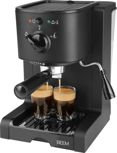 BEEM Espresso-Perfect 03270 Espressomaschine mit Siebträger in Schwarz Matt, B/H/L: 21 x 30 x 29 cm - Bild 1