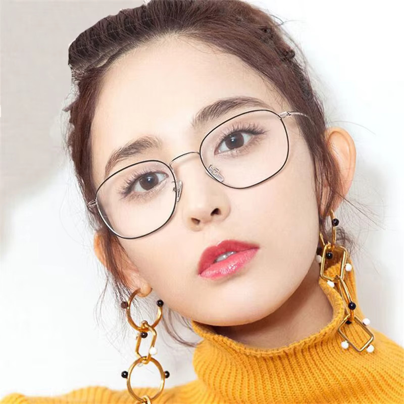 GSBJXZ Computerbrille, oval, Unisex, Vollrand, Metall - Bild 2