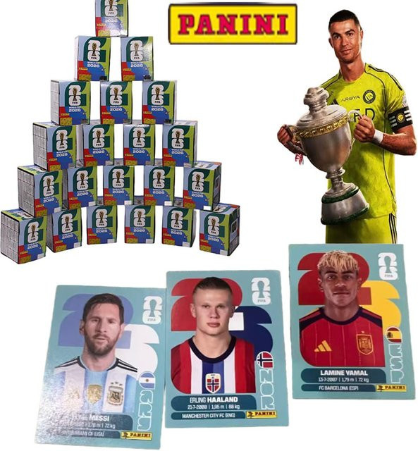 Panini FIFA Weltmeisterschaft, Aufkleber-Sammlung Blind Box, Sportkarten - Bild 1
