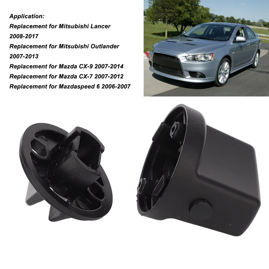 Schalterkappe für schlüssellose Zündung von DOACT in Schwarz, passend für Mitsubishi Lancer, Mitsubishi Outlander, CX-7, CX-9 und Mazdaspeed - Bild 4