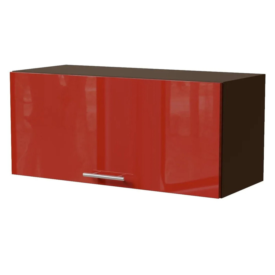 Feldmann-Wohnen Klapphängeschrank Brerra W4B/80 in Lava Karminrot Hochglanz mit Blum Aventos Klappenbeschlag, B/T/H: 80 x 32,5 x 36 cm - Bild 2
