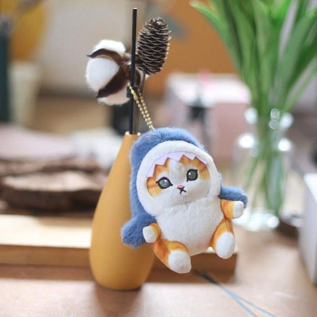 Yiran toy Hai Katze Garnelen Plüschtier Anhänger, ab 14 Jahre - Bild 1