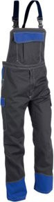 Kübler PSA Safety X6 Latzhose 3780 anthrazit/kornblumenblau mit Reflexstreifen Größe 52 - Bild 1