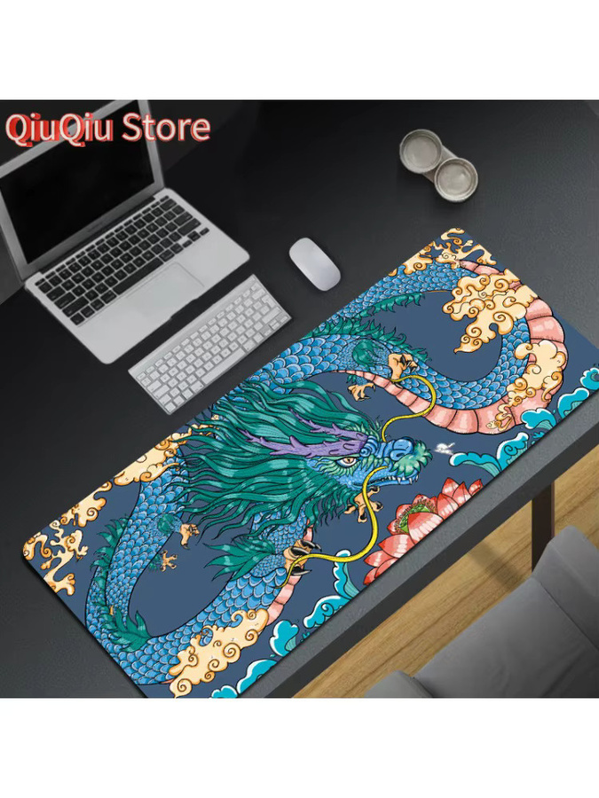 Potdemiel XXL Gaming Mousepad mit Chinesischem Drachen und Tiger Design für Schreibtisch und Laptop - Bild 5