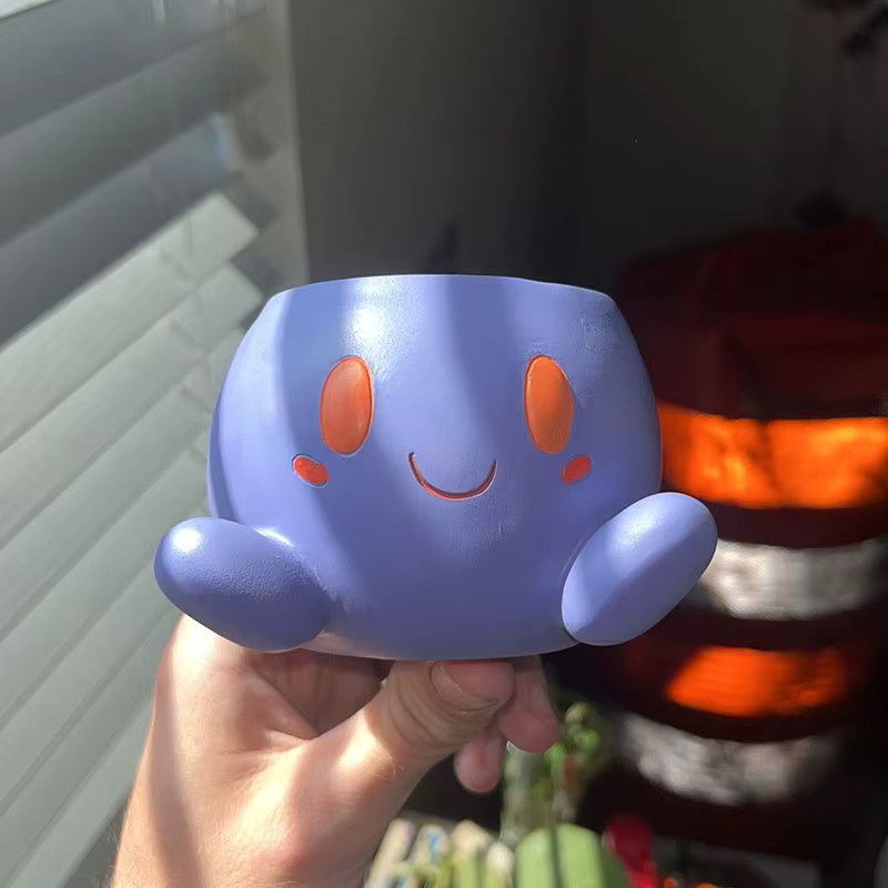 Aoger Kawaii Pokemon Oddish Sukkulenten-Blumentopf aus Keramik in Lila - Bild 2