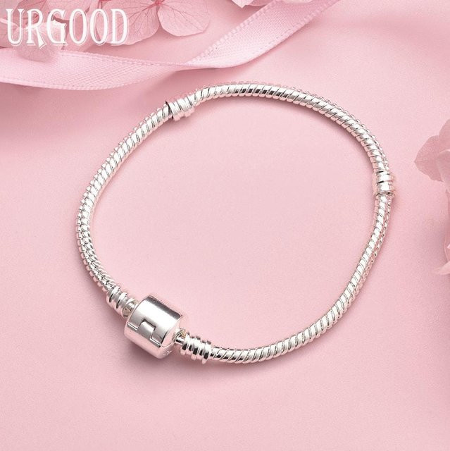 URGOOD Schlangenkette 925 Silber, Damen, 21 cm - Bild 1