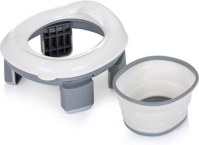 Chipolino 2 in 1 Toilettentrainer Viaggio faltbar in Grau - Bild 1