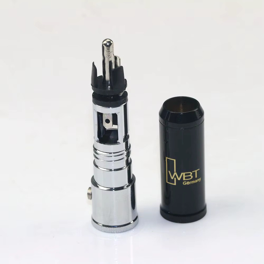 WBT Flaggschiff WBT-0152Ag RCA-HiFi-Lautsprecher Signalkabel mit versilberten Lotus-Steckern und 10,8 mm Anschlussöffnung - Bild 4