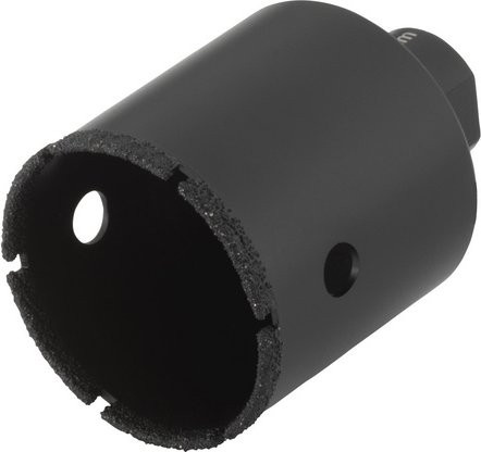 Wolfcraft Lochsäge Ceramic aus Stahl und Diamant in Schwarz mit Durchmesser: 50 mm - Bild 1