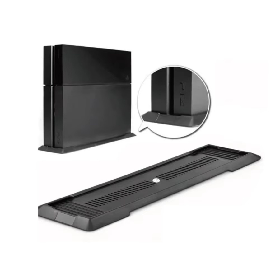 DATA FROG Vertikaler Ständer für PS4 Fat Console, rutschfester Basishalter zur Kühlung und Stützhalterung für dein Spielzubehör - Bild 2