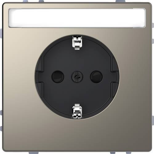 Merten Steckdose System Design in Nickel Silber MEG2302-6050 - Bild 1