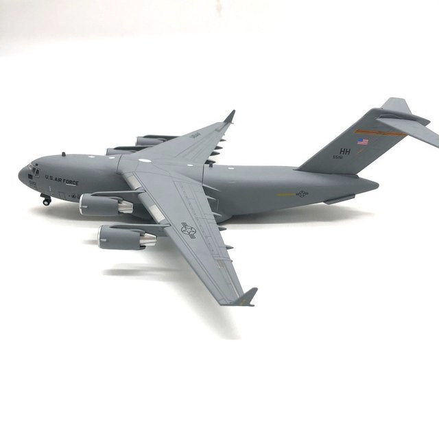 ZOCO C-17 Globemaster III, Flugzeugmodell, 1:200, Metall, Grau - Bild 1