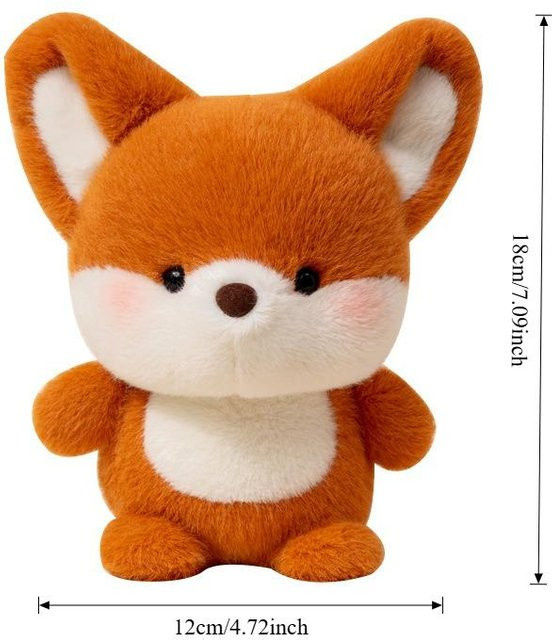 Linyi toy Fuchs Plüschtier, Waschbär Plüschtier, 15cm, ab 14 Jahren - Bild 1