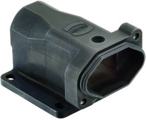 Harting Sockelgehäuse 19400030951 aus Kunststoff in Schwarz - Bild 1