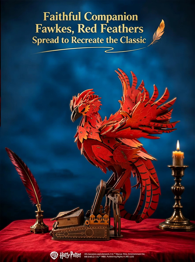 PUREMIND Harry Potter Fawkes Phönix, Baustein-Set, Tiermodell - Bild 2