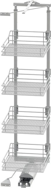 Vauth-Sagel Schrankauszug Tal Gate in Silber, Korpusbreite: 450 mm, Höhe: 1.450-1.700 mm - Bild 1