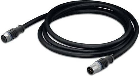 WAGO 756-5401/050-030 Sensor-Aktor-Anschlussleitung, Schwarz, 10 Stück - Bild 1