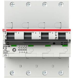 ABB S754DR-K16 Leitungsschutzschalter 16A 400V 2CDH784001R0467 Weiß - Bild 1