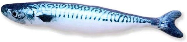 Plüsch-Simulations-Fischkissen, Fischform-Spielzeug für Katzen, 1 Stück - Bild 1